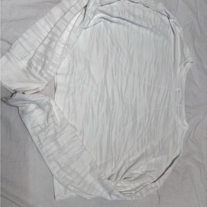 White Patterned Long Sleeve lululemon muscle love